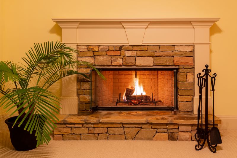 Custom Masonry Fireplace